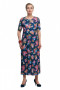 Платье "Олси" 1605044 ОЛСИ (Синий/цветы)