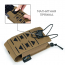 Подсумок (TOPTACPRO) для рации (Multicam Black)