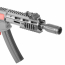 Страйкбольный пистолет-пулемет (King Arms) PDW 9mm SBR M-LOK Grey/Red - Limited Edition