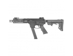 Страйкбольный пистолет-пулемет (King Arms) TWS 9mm SBR GBB (Black)