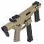 Страйкбольный пистолет-пулемёт (S&T) EMG Angstadt Arms SCW-9 4 inch G3 AEG (TAN)