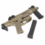 Страйкбольный пистолет-пулемёт (S&T) EMG Angstadt Arms SCW-9 4 inch G3 AEG (TAN)