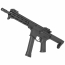 Страйкбольный пистолет-пулемёт (S&T) EMG Angstadt Arms UDP-9 10.5 inch G3 AEG (Black)