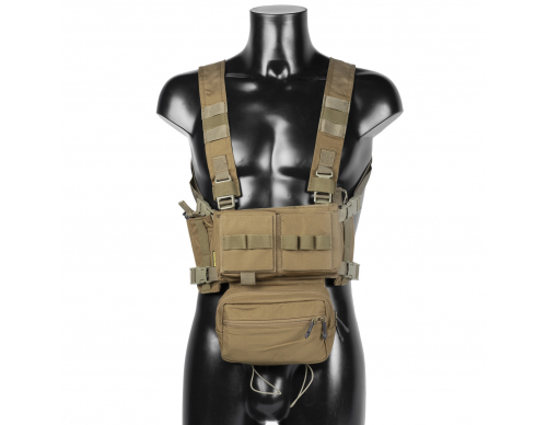 Разгрузочная система (EmersonGear) Micro Fight Chissis MK3 Chest Rig (Coyote)