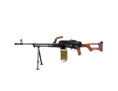Страйкбольный пулемет (BullGear Custom) A&K PKM в дереве (старение 150 м/с)